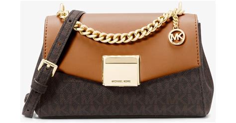 michael kors lita brown|michael kors lita small.